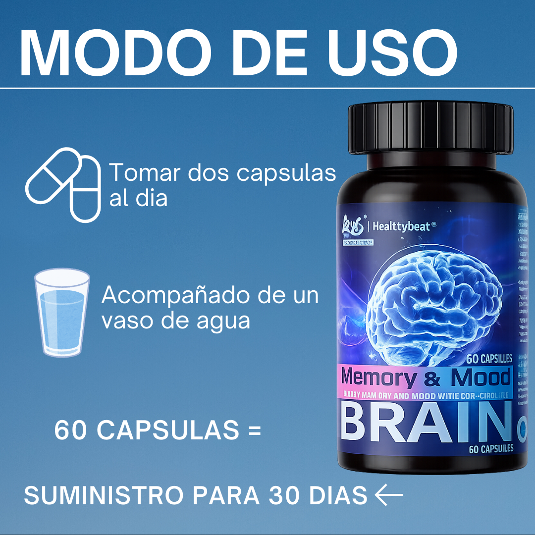 BRAIN Memory & Mood-Bienestar del sistema nervioso