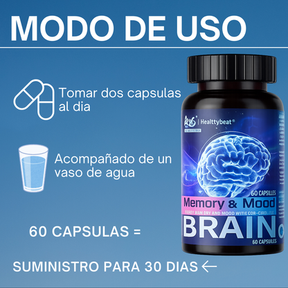 BRAIN Memory & Mood-Bienestar del sistema nervioso